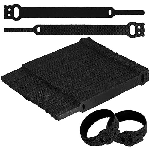 Klett Kabelbinder - Wiederverwendbares Kabel Klettband für Büro und Zuhause