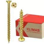 KLIMAS Holzschrauben Torx für Dachkonstruktionen - Set mit 4x35 mm Schrauben