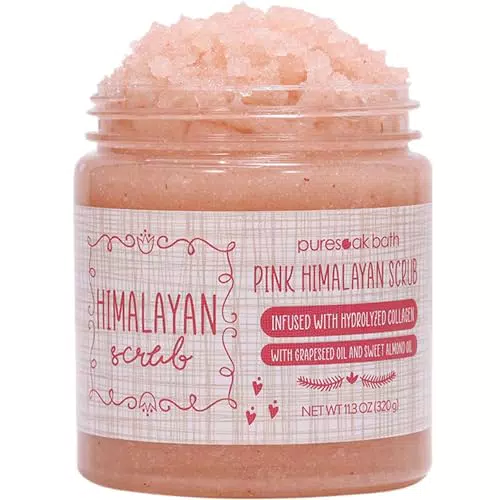 "Set Körperpeelings Himalaya Salz Scrub - Geschenk für Frauen, Spa Bad Scrub zur Tiefenreinigung und Feuchtigkeitspflege"