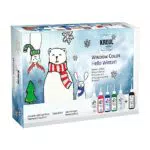 KREUL Window Color Set Hello Winter für Kinder - Komplettset mit brillanten Farben und Glitzer.