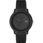 Lacoste Herrenuhr mit Schwarzes Silikonarmband