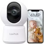 Hundekamera LAXIHUB 4MP mit WLAN, Bewegungserkennung und 2-Wege-Audio