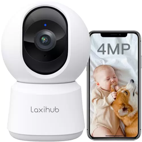 Hundekamera LAXIHUB 4MP mit WLAN, Bewegungserkennung und 2-Wege-Audio