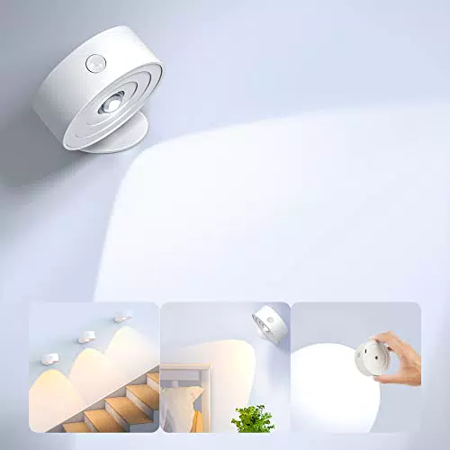 LED Wandleuchte mit Bewegungsmelder und Touch Control für Wohnzimmer und Schlafzimmer