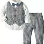 Leonardino Baby Jungen Gentleman Anzug Set für festliche Anlässe