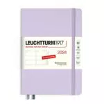 LEUCHTTURM1917 Wochenkalender Medium (A5) 2024 mit Extraheft für Adressen und Jahrestage
