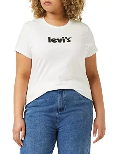 Levi's Damen T-Shirt mit Logo-Print