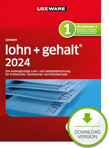 Lexware Lohn und Gehalt Standard 2024 | PC Aktivierungscode per E-Mail