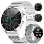 LIGE Herren Smartwatch mit Telefonfunktion und Fitness-Tracker - Wasserdichte Sportuhr mit 1.39 Touchscreen, 100+ Sportmodi, Schrittzähler und Schlafmonitor - Kompatibel mit iOS und Android