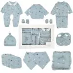 Baby Geschenkset aus 100% hochwertiger Baumwolle für Neugeborene - Erstausstattung und Geschenk zur Geburt