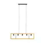 Pendelleuchte aus Holz für Wohnzimmer & Esszimmer - Landhausstil & Vintage Design