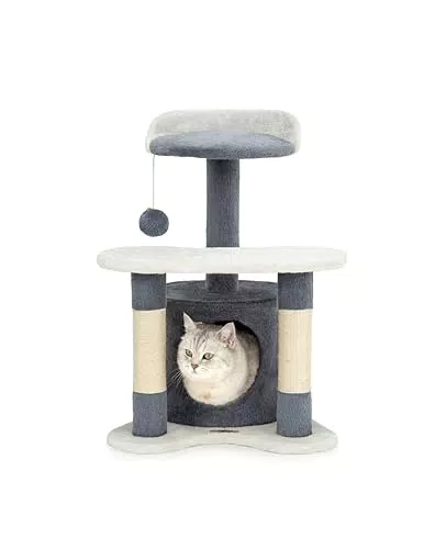 lionto Kratzbaum Kletterbaum Katzenkratzbaum Katzenbaum Höhe 65 cm