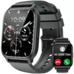Smartwatch LLKBOHA mit Telefonfunktion – 1,85 Zoll Touchscreen, 112+ Sportmodi, IP68 wasserdicht, Schrittzähler, Schlafüberwachung, SpO2