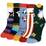 Einzigartige Baumwollsocken für Kinder mit lustigen Tiermustern
