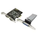 LogiLink PCIe Seriell und Parallel Adapter - Kompatibel und leistungsstark