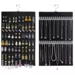 Schmuck Organizer zum Aufhängen - Wand Ohrringhalter für Halsketten und Ohrringe