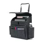 Auto Organizer Lucky Sign - Platzsparender Beifahrersitz Organizer mit Verstellbaren Schultergurten und Praktischen Aufbewahrungstaschen