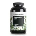 Magnesiumoxid Kapseln - Laborgeprüft und hochdosiert - Vegan - 667mg Magnesium pro Kapsel