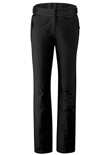 Maier Sports Damen Vroni Slim Skihose, Schwarz