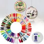 Stickerei Set von MAKEASY: Stickgarn Starter Kit für Kreuzstich-Anfänger