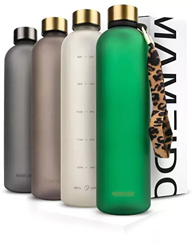 MAMEIDO Trinkflasche 1l & 1, 5l Kohlensäure geeignet