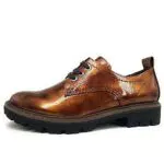 Marco Tozzi Damen Oxford Schuhe - Bronce Patent
