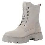 Marco Tozzi Damen Stiefelette aus Quarz Nubukleder