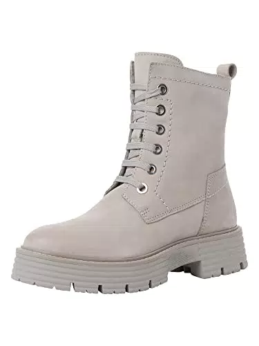 Marco Tozzi Damen Stiefelette aus Quarz Nubukleder