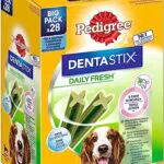 Pedigree DentaStix für mittelgroße Hunde - Zahnpflegesnack für gesunde Zähne und frischen Atem