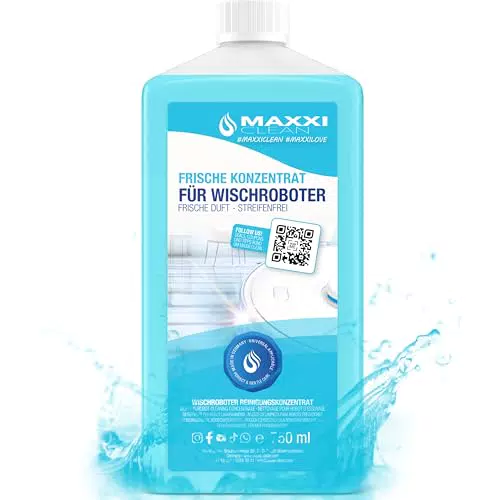 Maxxi Clean Bodenreiniger mit Frische-Duft für alle Wischroboter - Universal Reiniger für Boden, Parkett, Fliesen