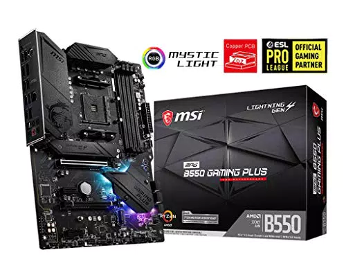 MSI B550-A PRO Mainboard für AMD AM4 Sockel, DDR4, M.2, USB 3.2 Gen 2, HDMI, ATX