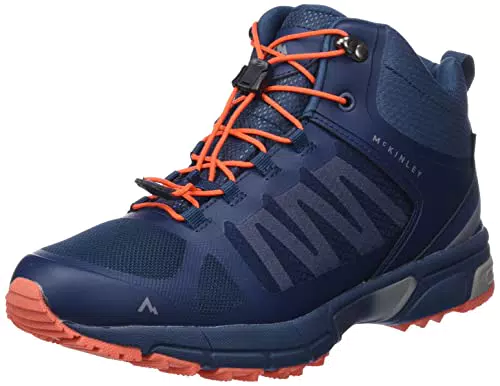 McKinley Herren Kansas Walking-Schuh, Blue Petrol/Charcoal