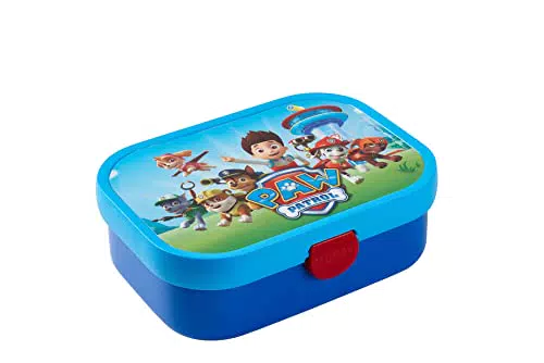 Mepal Kinder Bento Box - Brotdose mit Fächern & Gabel - Meal Prep Box - Paw Patrol