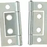 Merriway BH03826 Bündiges Scharnier 50 mm, Glänzend Verzinkt
