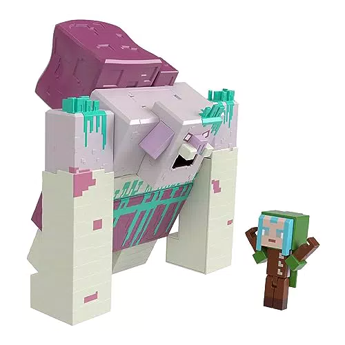 Minecraft Spielzeug: Legends Devourer Actionfigur und Ranger Actionfigur mit Zubehör - Geschenkset