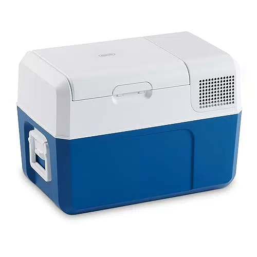 Mobicool MCF40 Kompressor-Kühlbox für Auto und Reise - 38 Liter, 12/24/230 V - Blau
