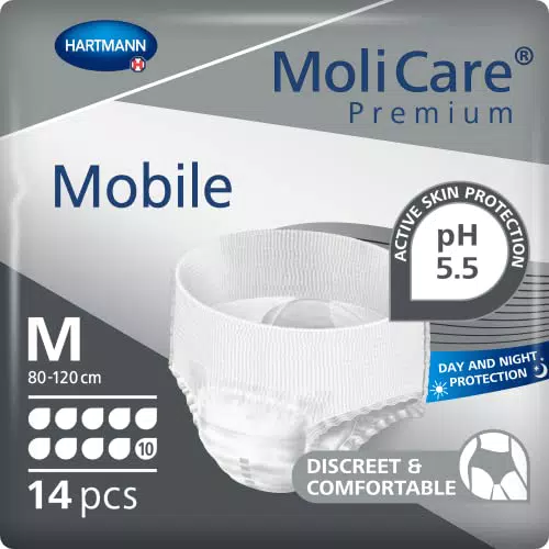MoliCare Premium Mobile Einweghose für diskrete Inkontinenzversorgung - Größe M
