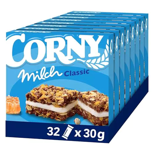 Corny Müsliriegel Milchsandwich mit Getreide und Milchcreme