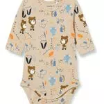 NAME IT Baby-Jungen Langarmbody, Humus