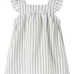 NAME IT Baby-Mädchen NBFHUSILLE CAPSL Dress Kleid, Créme De Pêche