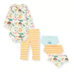 NAME IT Unisex NBNOCEAN Set Shirt, Hose und Halstuch