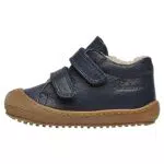 Naturino Racoon Lauflernschuhe mit Wollfutter - Blau