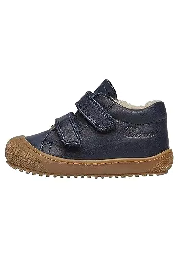 Naturino Racoon Lauflernschuhe mit Wollfutter - Blau