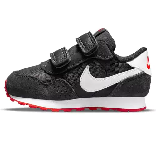 Nike Kinder MD Valiant Sneaker - Schwarz/Weiß/Rot