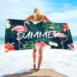 Strandtuch aus Mikrofaser 160 x 80 cm - Schnell trocknendes Saunatuch