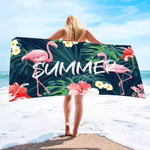 Strandtuch aus Mikrofaser 160 x 80 cm - Schnell trocknendes Saunatuch