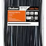 Oksdown Kabelbinder 300mm Nylon Zugfestigkeit Bis Zu 18kg für Industrie und Gartenbau