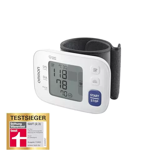 OMRON RS4 Automatisches Handgelenk-Blutdruckmessgerät mit Positionierungssensor