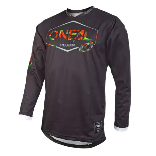O'NEAL Motocross-Trikot Enduro MX Jersey Mahalo Erwachsene Schwarz