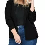ONLY Carmakoma Damen Blazer Diana - Schwarz
